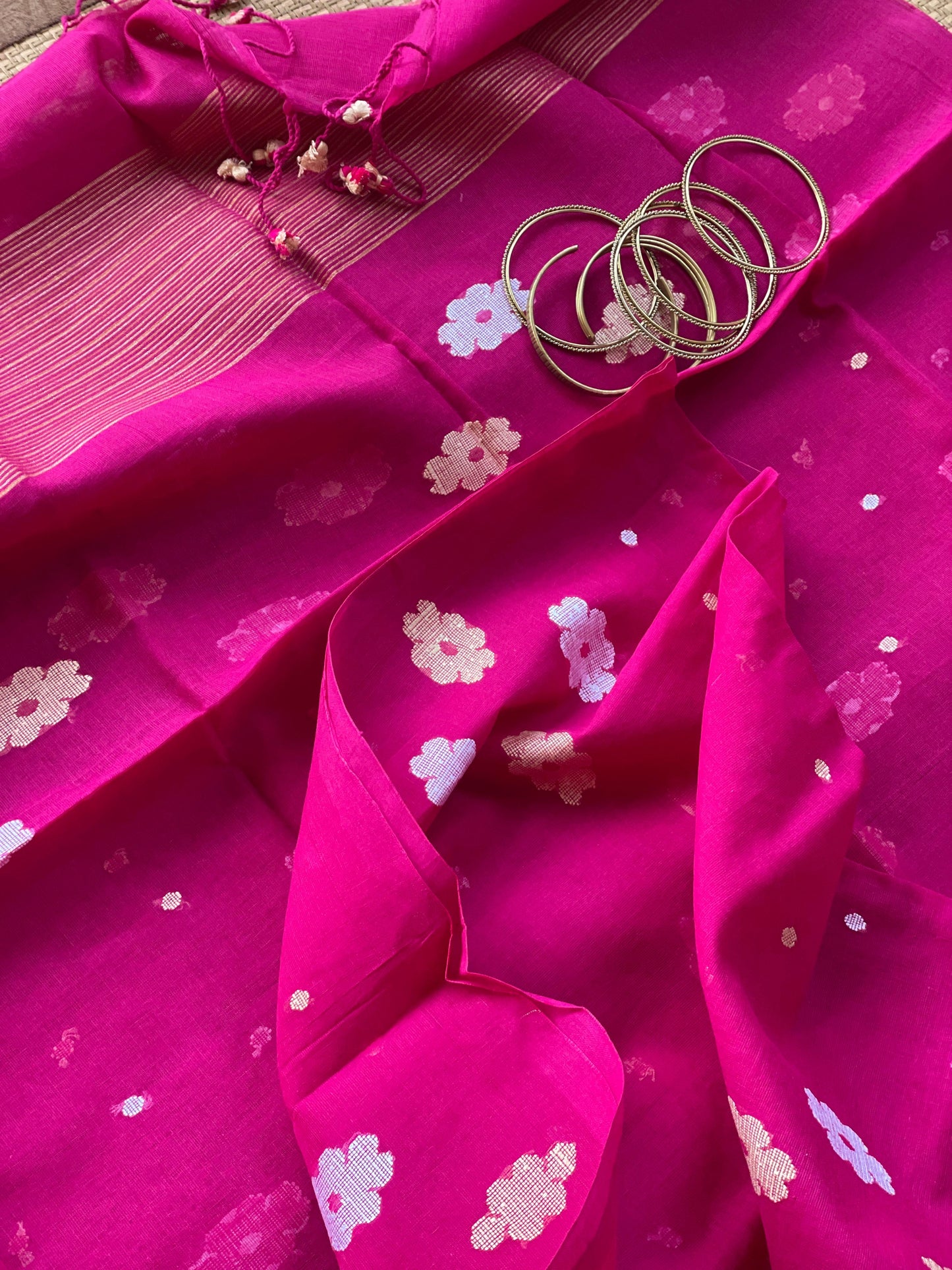 Magenta Pink Dupatta