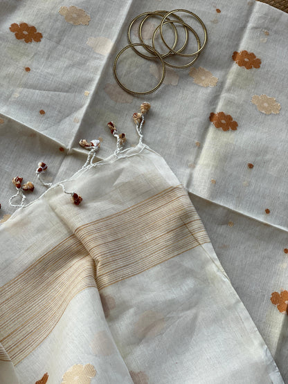 Cream Dupatta