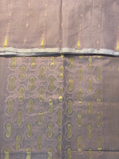 Mauve Cotton Silk Saree